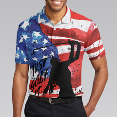 American Golfer Just Golf It V2 Short Sleeve Golf Polo Shirt, Polo Shirts For Men And Women - Hyperfavor