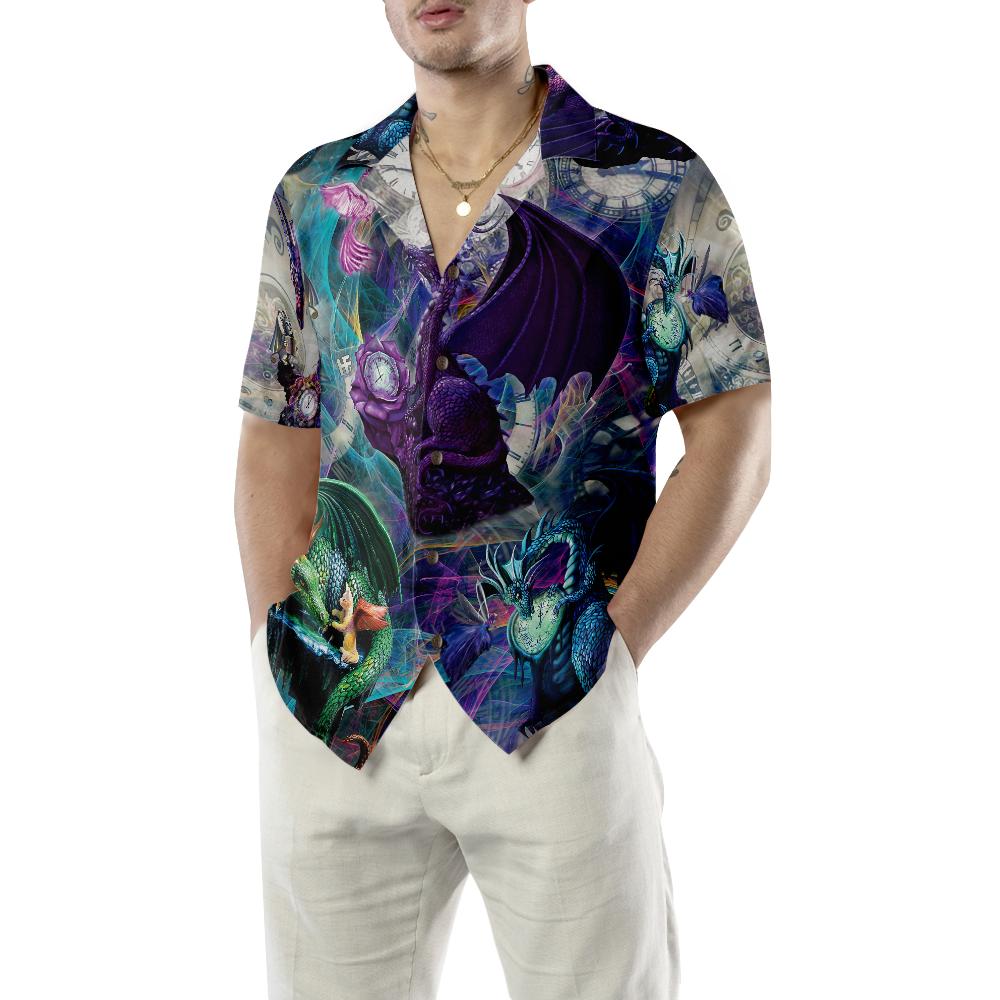 Mythology Dragon Hawaiian Shirt - Hyperfavor