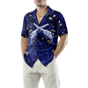 Vintage Gun Blue Hawaiian Shirt For Men - Hyperfavor
