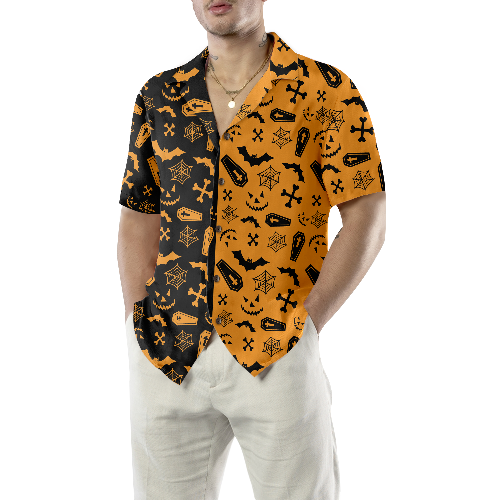 Halloween Party Hawaiian Shirt - Hyperfavor