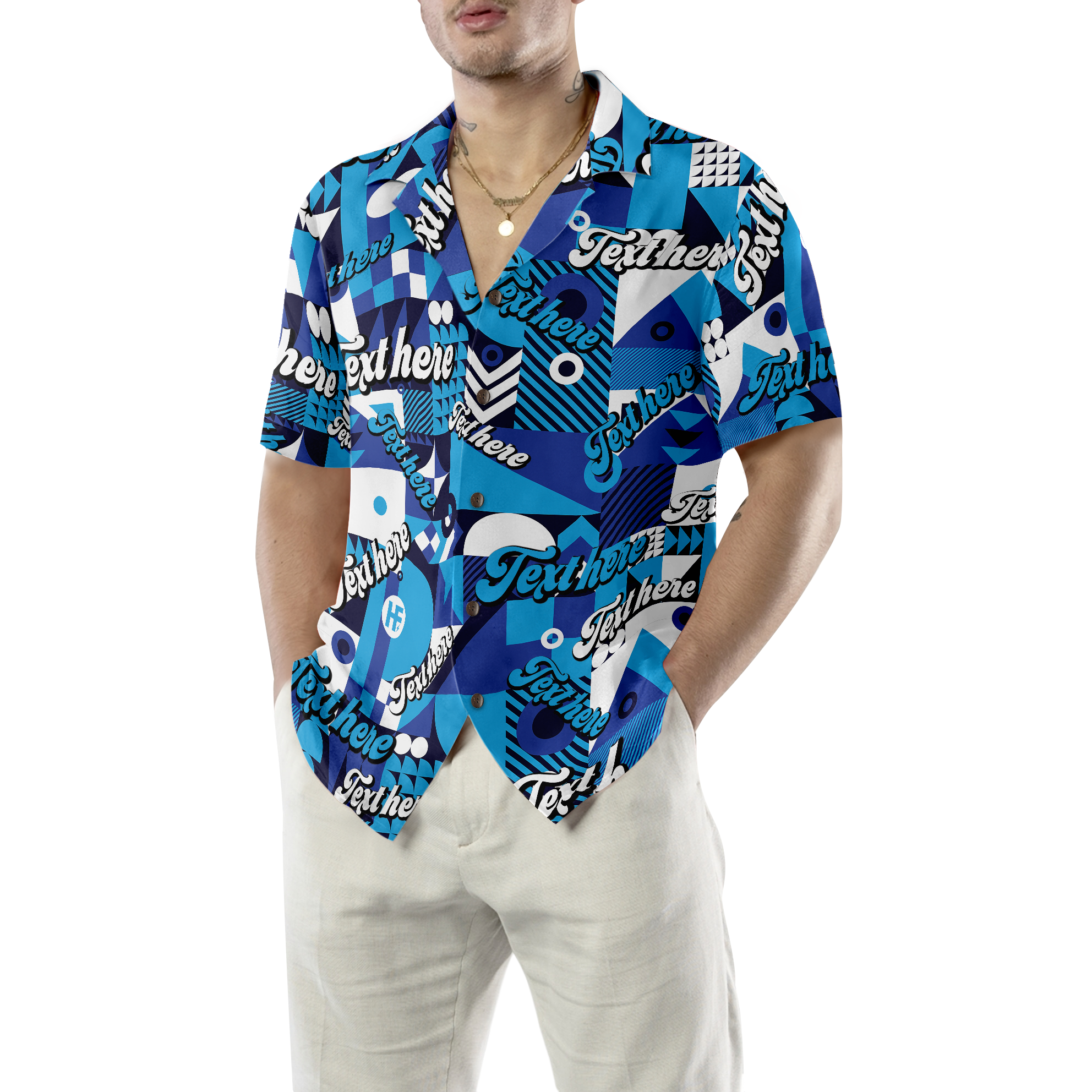 Classic US Vintage Custom Hawaiian Shirt - Hyperfavor