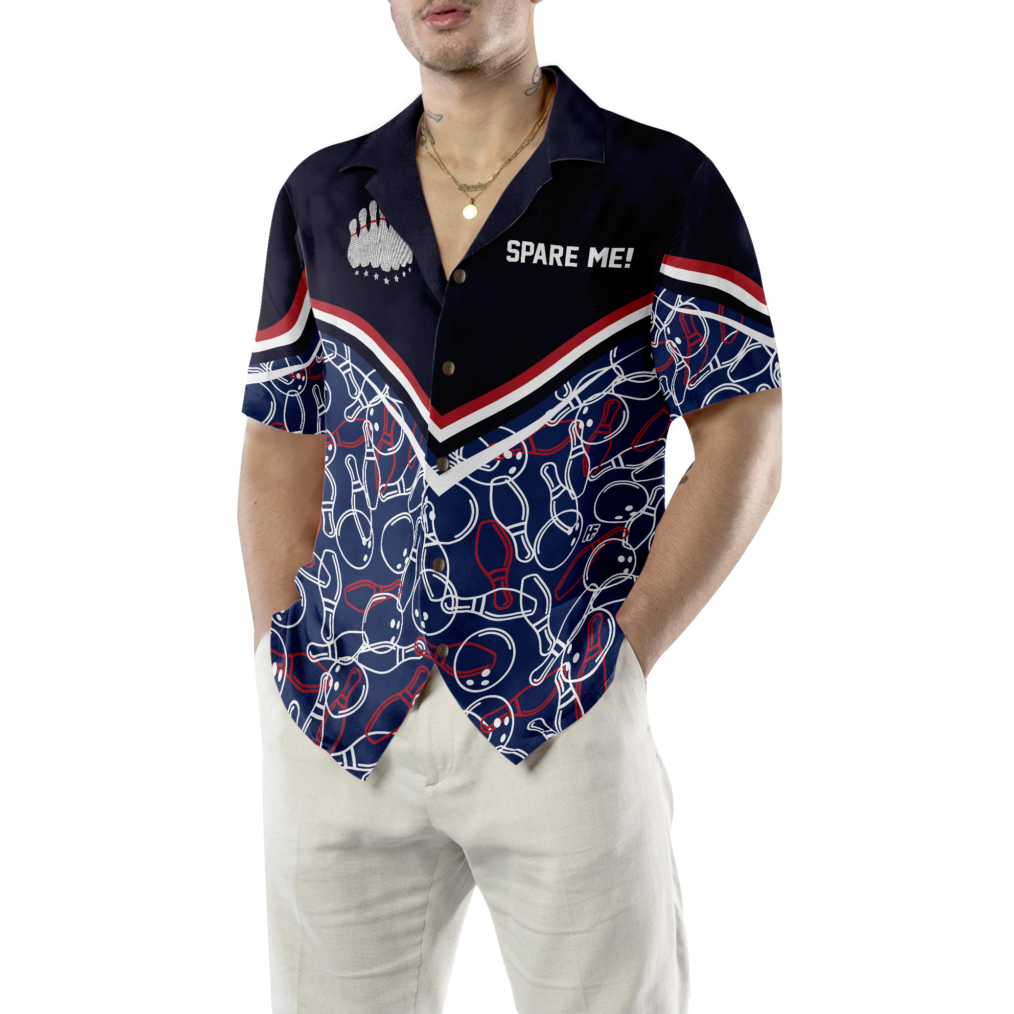 Spare Me Bowling Hawaiian Shirt - Hyperfavor