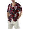 Sugar Skulls And Roses Hawaiian Shirt - Hyperfavor