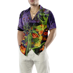 Fright Night Witch Hour Halloween Hawaiian Shirt - Hyperfavor