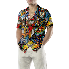 The Resurrection Of Jesus Colored Pattern Hawaiian Shirt - Hyperfavor