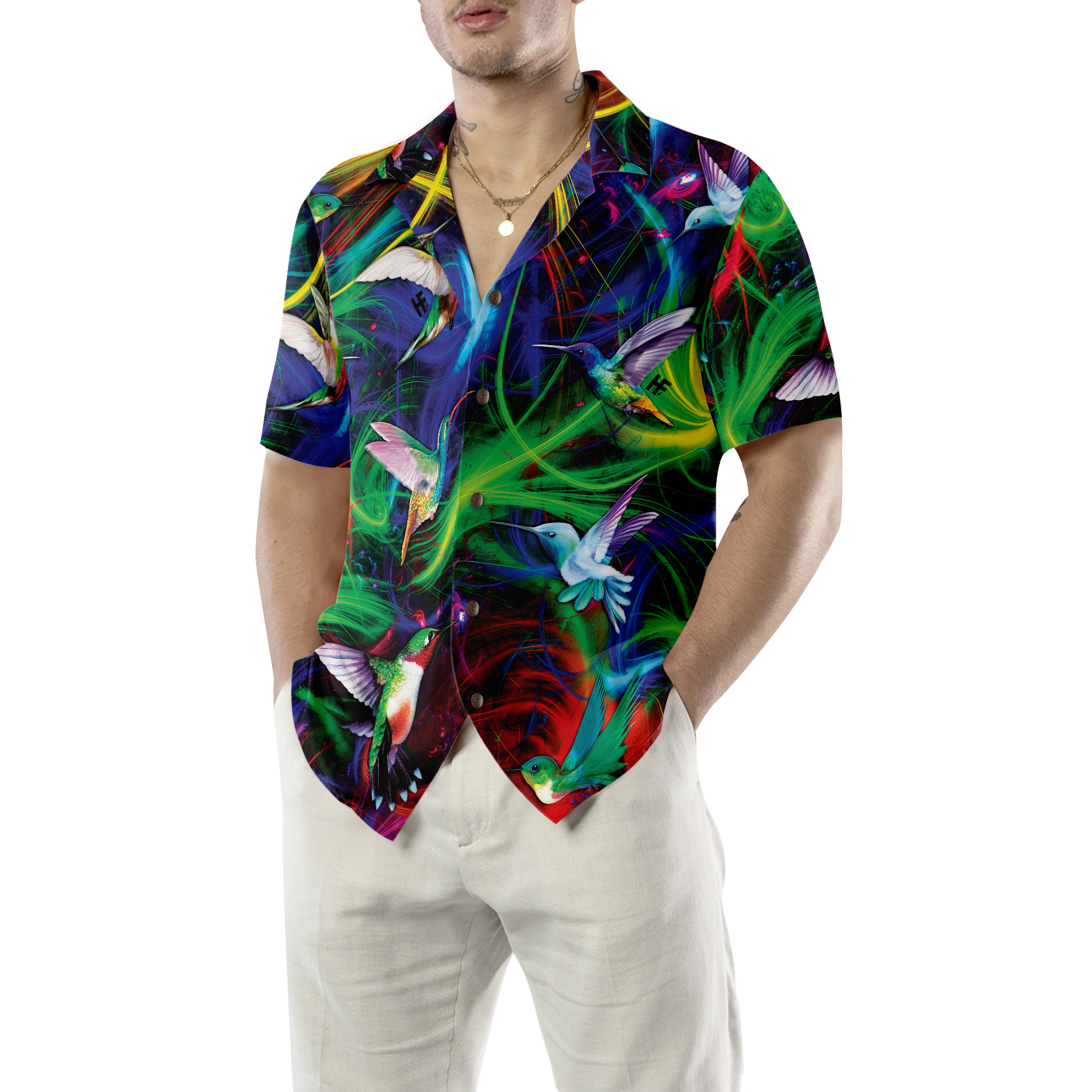 Fantasy Hummingbird Hawaiian Shirt - Hyperfavor