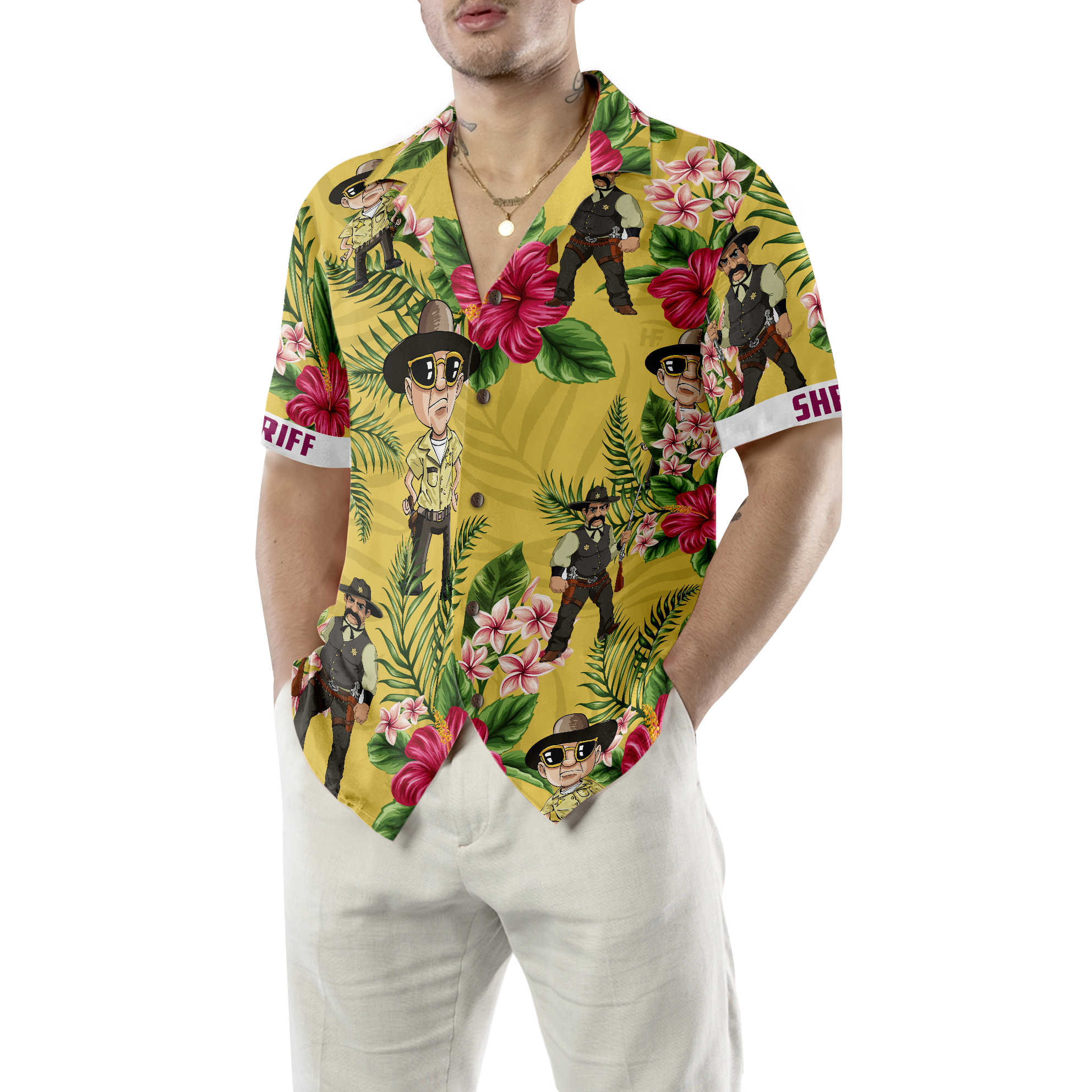 Proud Sheriff Hawaiian Shirt - Hyperfavor