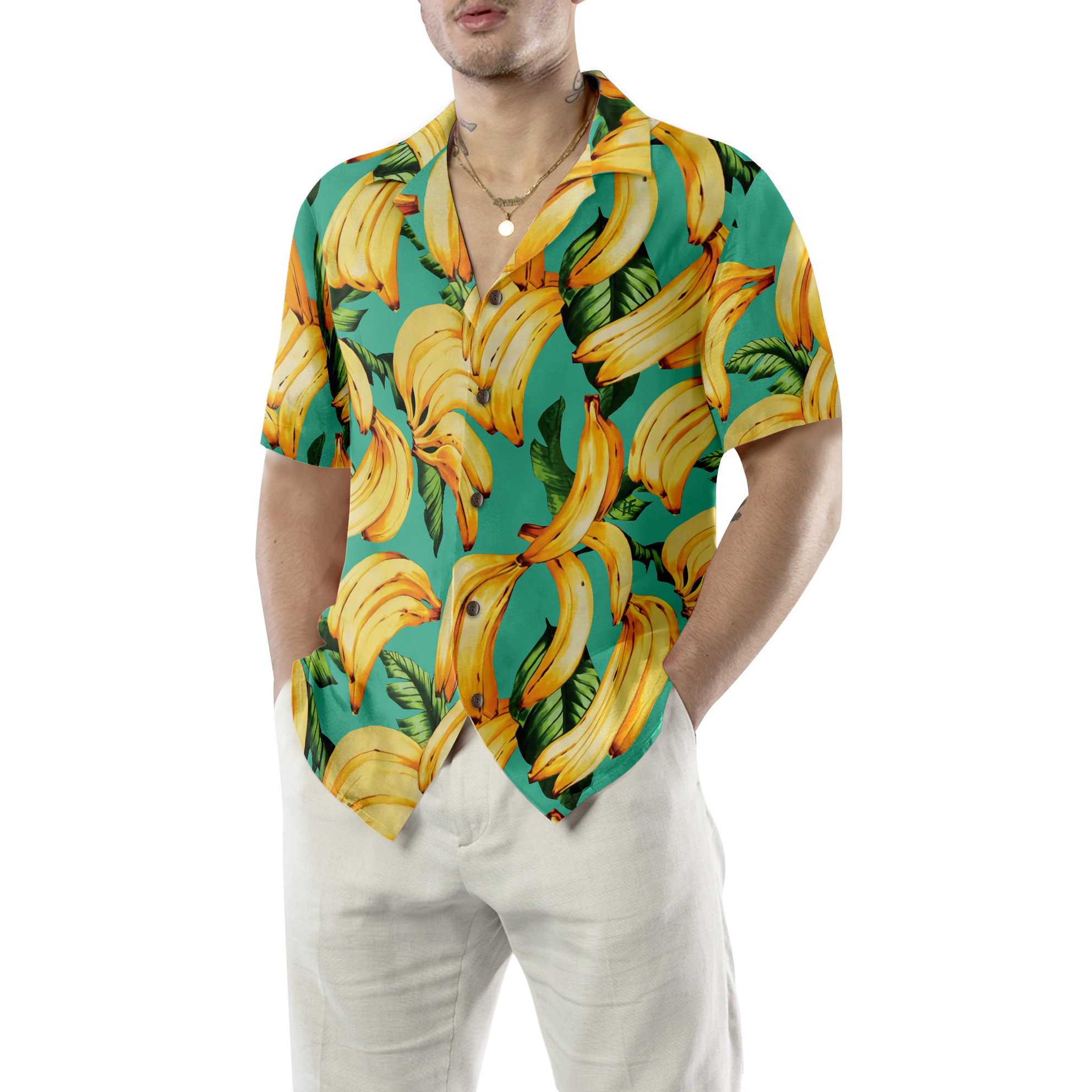 Summer Aloha Banana Shirt For Men Hawaiian Shirt - Hyperfavor