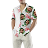 Funny Custom Face Flamingo 01 Custom Hawaiian Shirt - Hyperfavor