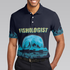 Fishologist Go Fishing Polo Shirt, I Just Want To Go Fishing Shirt, Best Fishing Shirt For Men - Hyperfavor