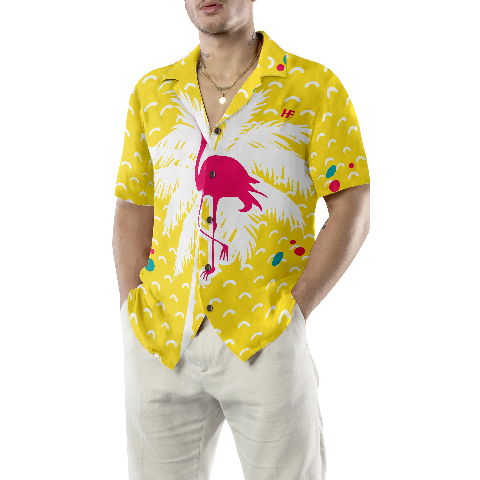 Flamingo 18 Hawaiian Shirt - Hyperfavor