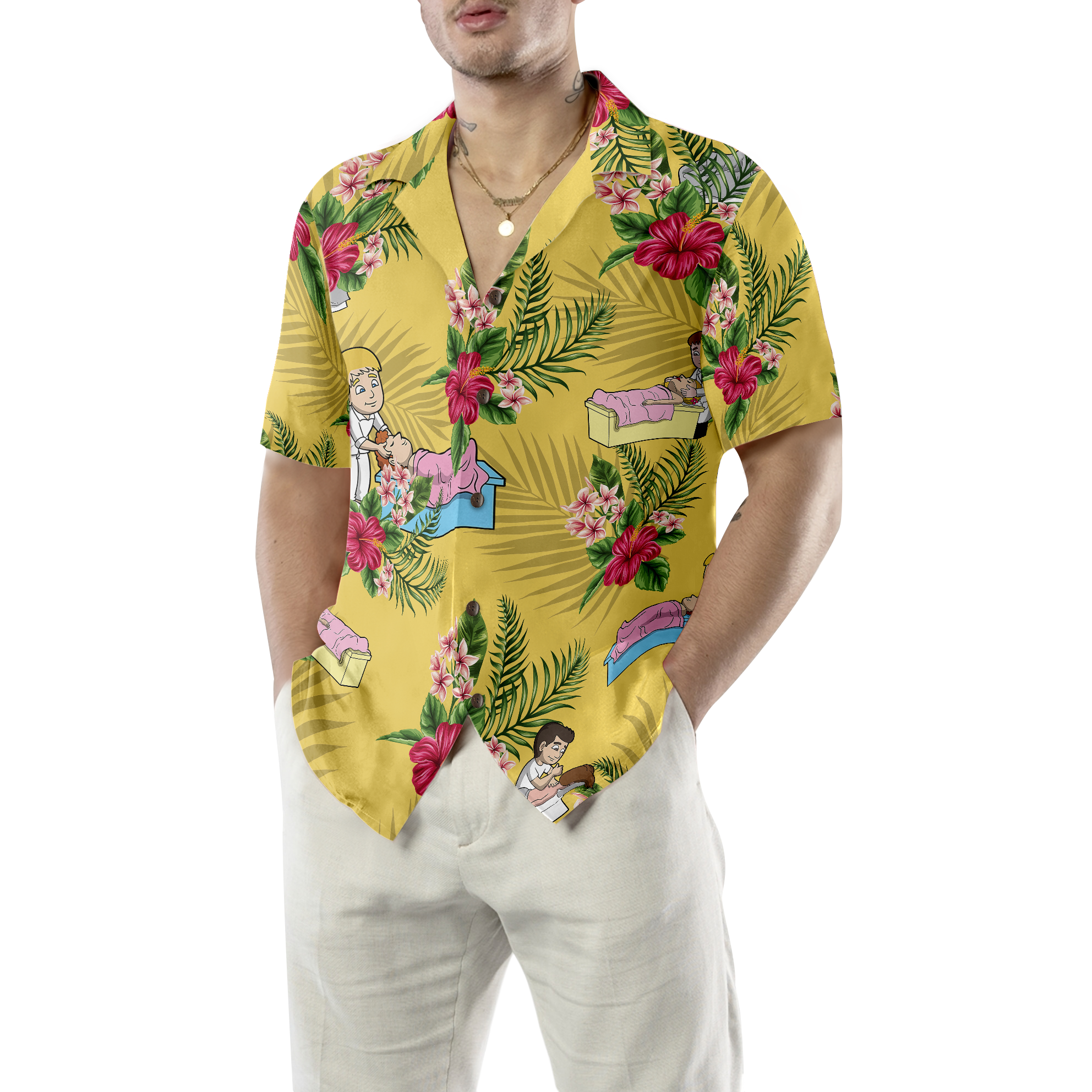 Massage Therapist Hawaiian Shirt - Hyperfavor