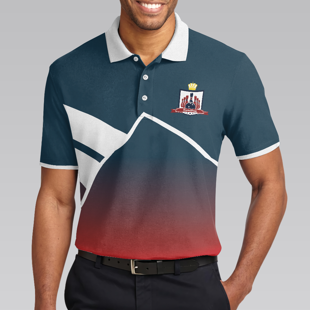 My Mind's In The Gutter But My Balls Aren't Bowling Polo Shirt, Funny Bowling Shirt For Men - Hyperfavor