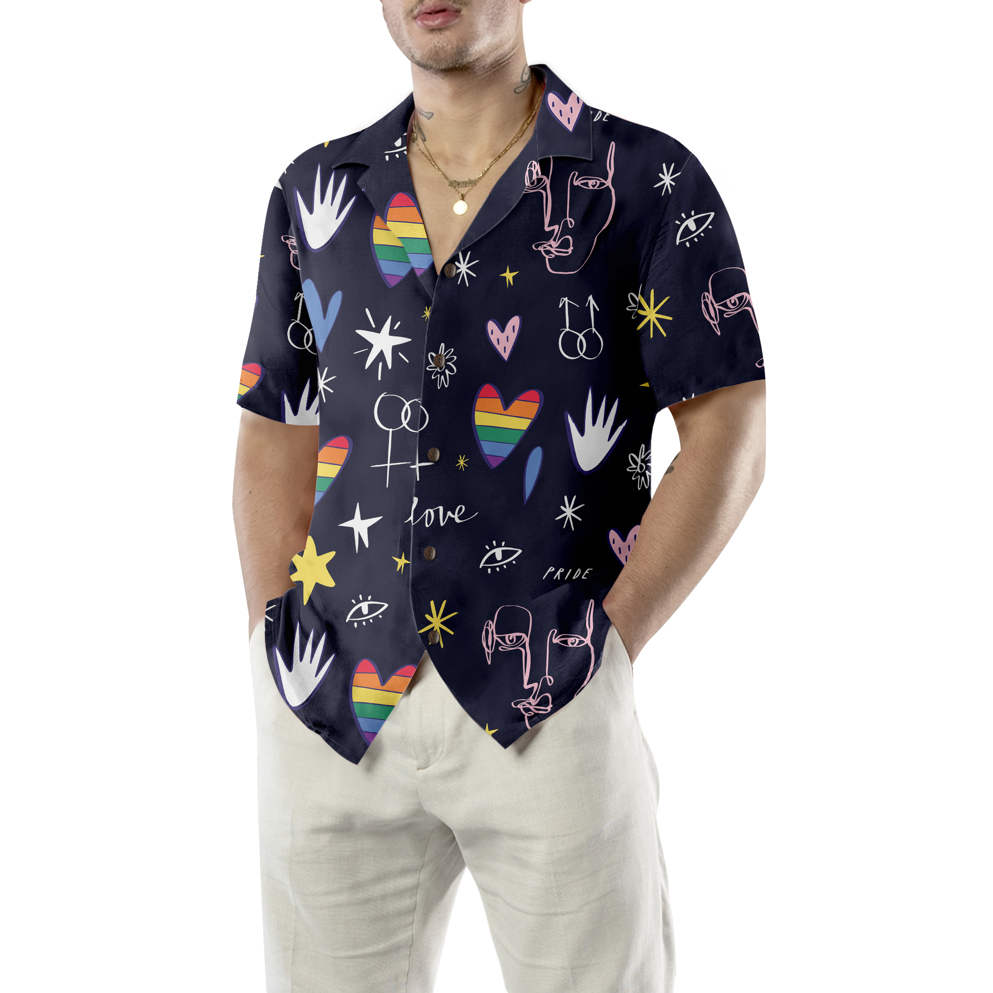 Happy LGBT Hawaiian Shirt - Hyperfavor