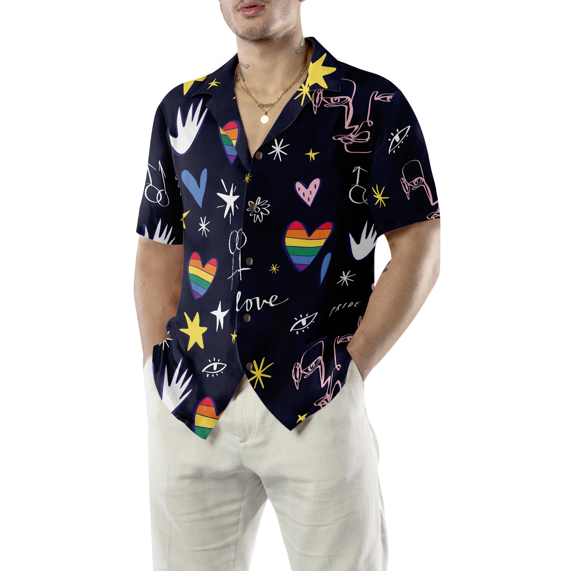 Happy LGBT Hawaiian Shirt - Hyperfavor