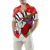 Hyperfavor Christmas Hawaiian Shirts, Santa Claus With Piano Background Shirt Short Sleeve, Christmas Shirt Idea Gift For Men And Women - Hyperfavor
