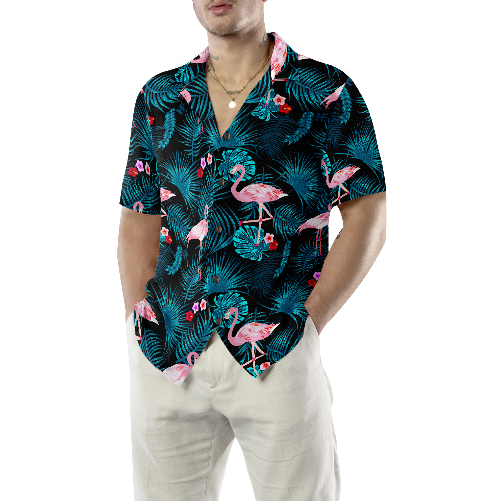 Flamingo 12 Hawaiian Shirt - Hyperfavor