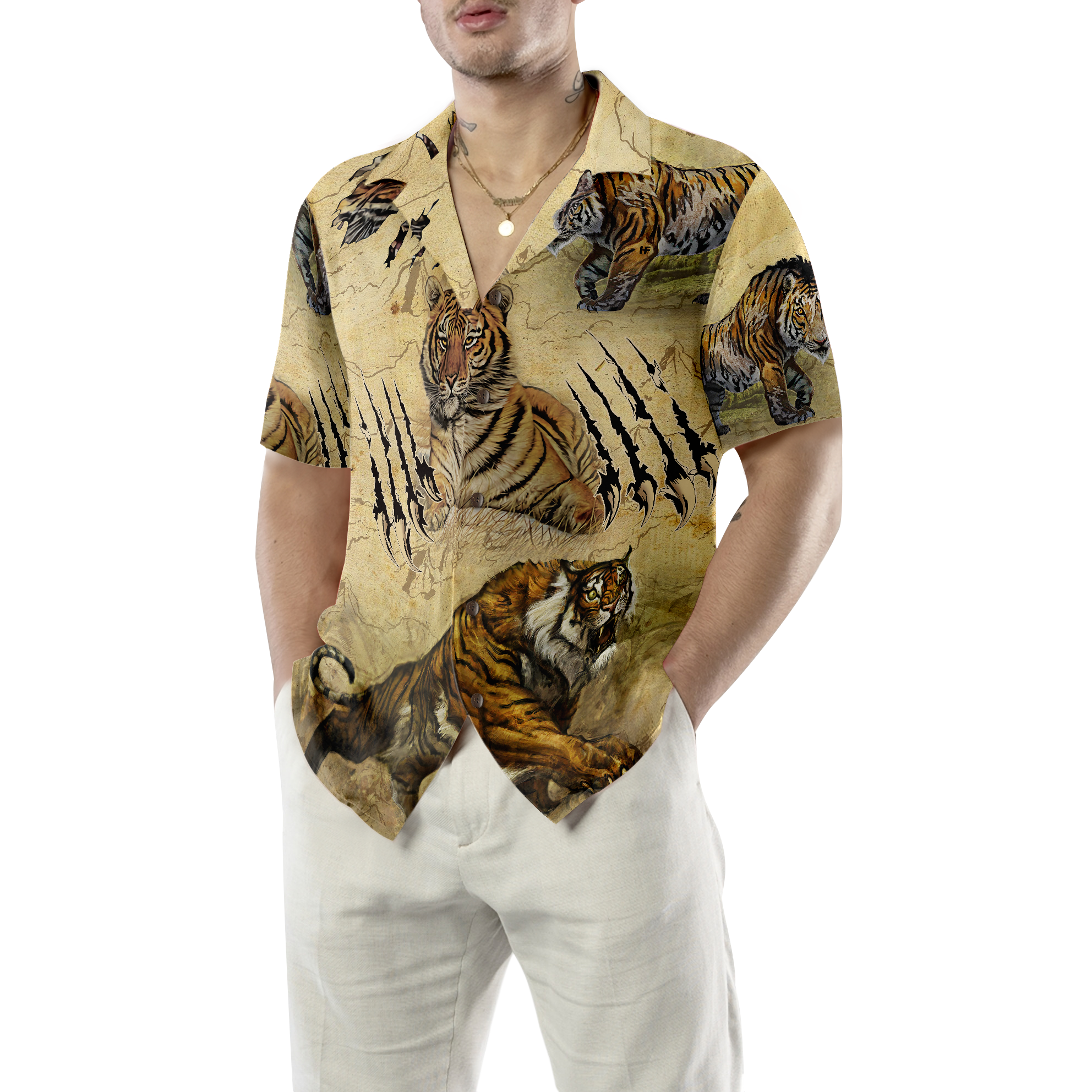 Tiger Claw Hawaiian Shirt - Hyperfavor