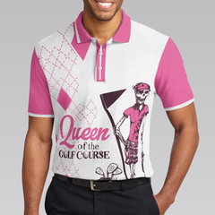 Queen Of The Golf Course Short Sleeve Polo Shirt, Polo Shirts For Men And Women - Hyperfavor