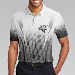 BANGA! Fishing Is Like Dating Golf Polo Shirt, Catch A Keeper Polo Shirt, Best Fishing Shirt For Men - Hyperfavor