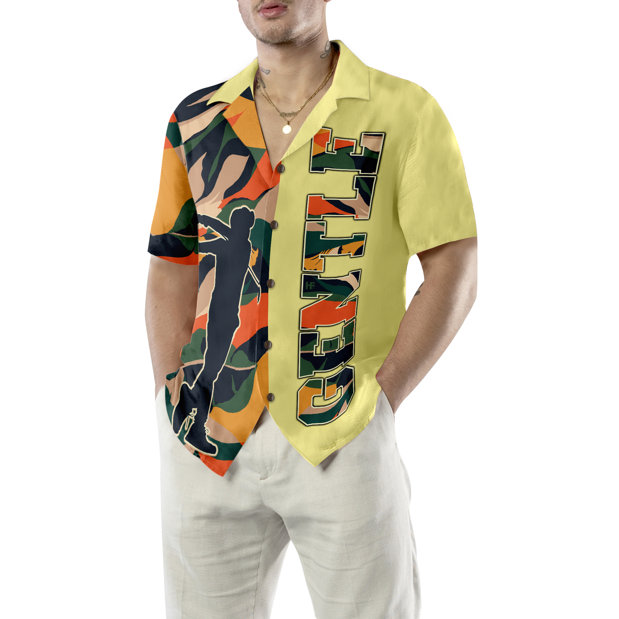 Modern Exotic Jungle Gentle Golf Hawaiian Shirt - Hyperfavor