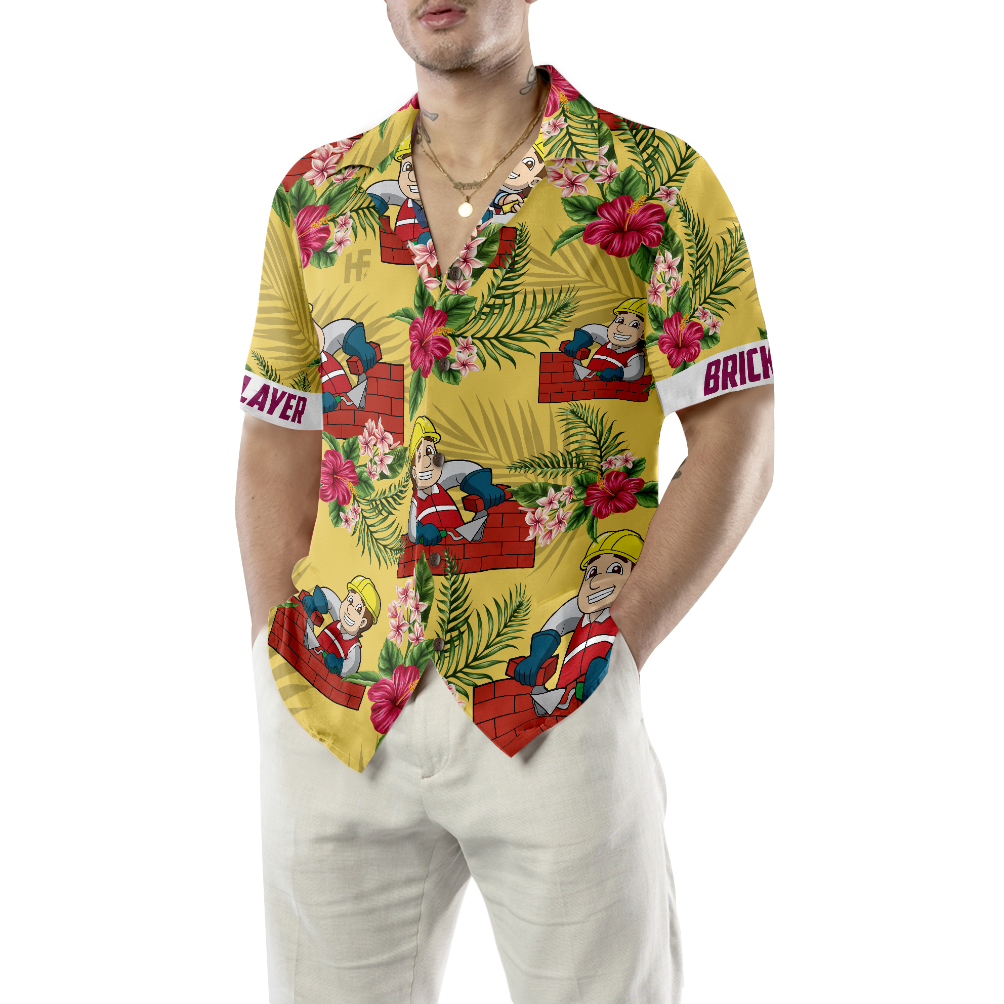 Proud Bricklayer Hawaiian Shirt - Hyperfavor