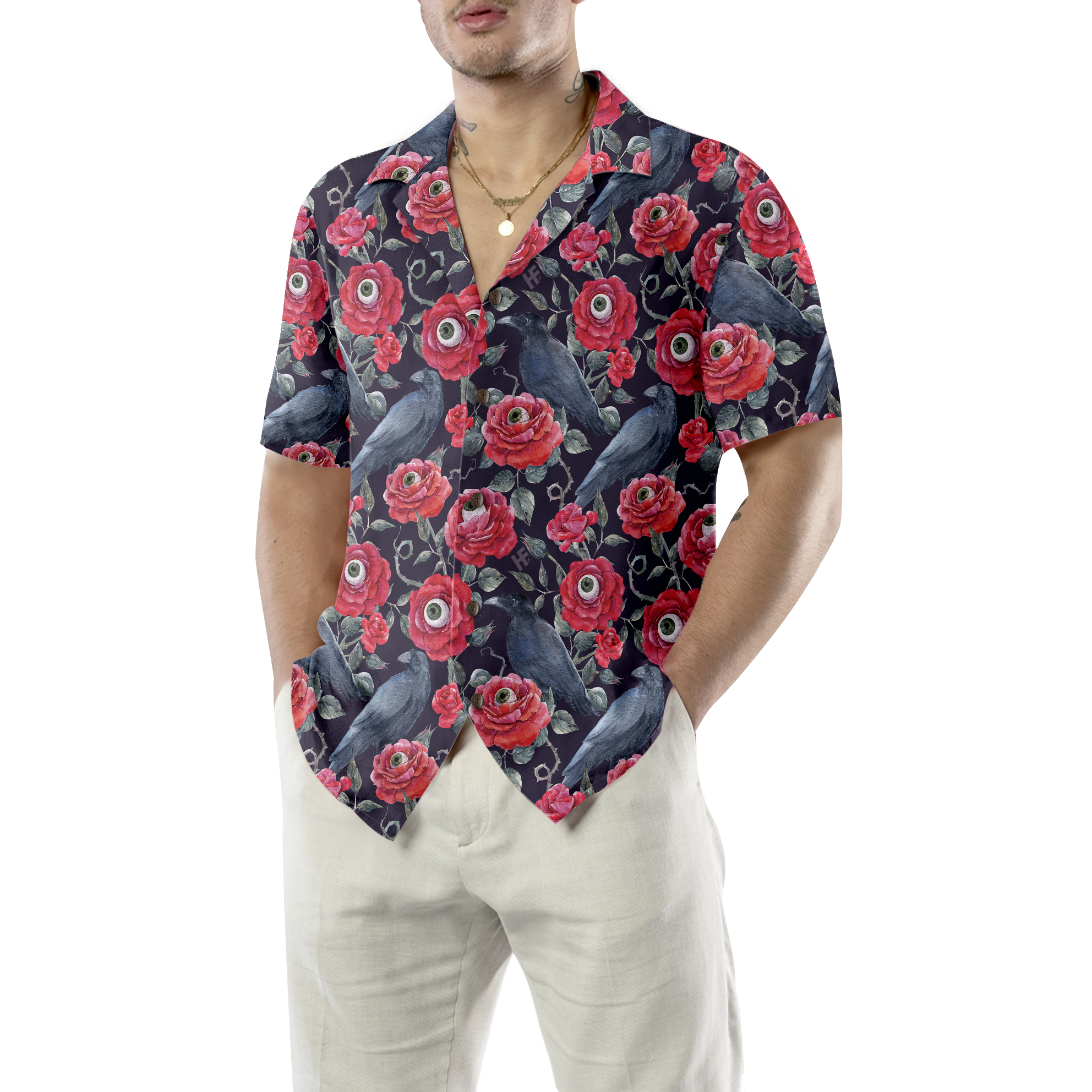 Halloween Darkness Hawaiian Shirt - Hyperfavor