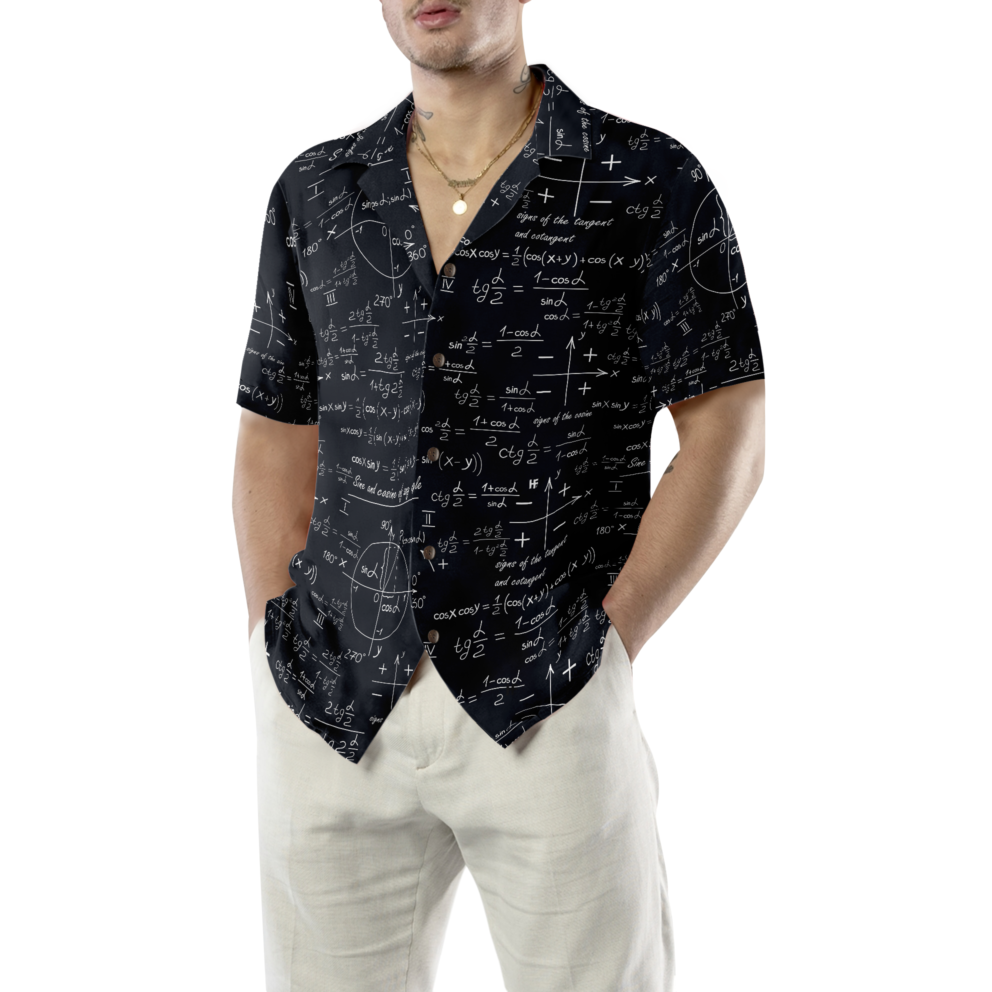 Math Teacher Hawaiian Shirt - Hyperfavor