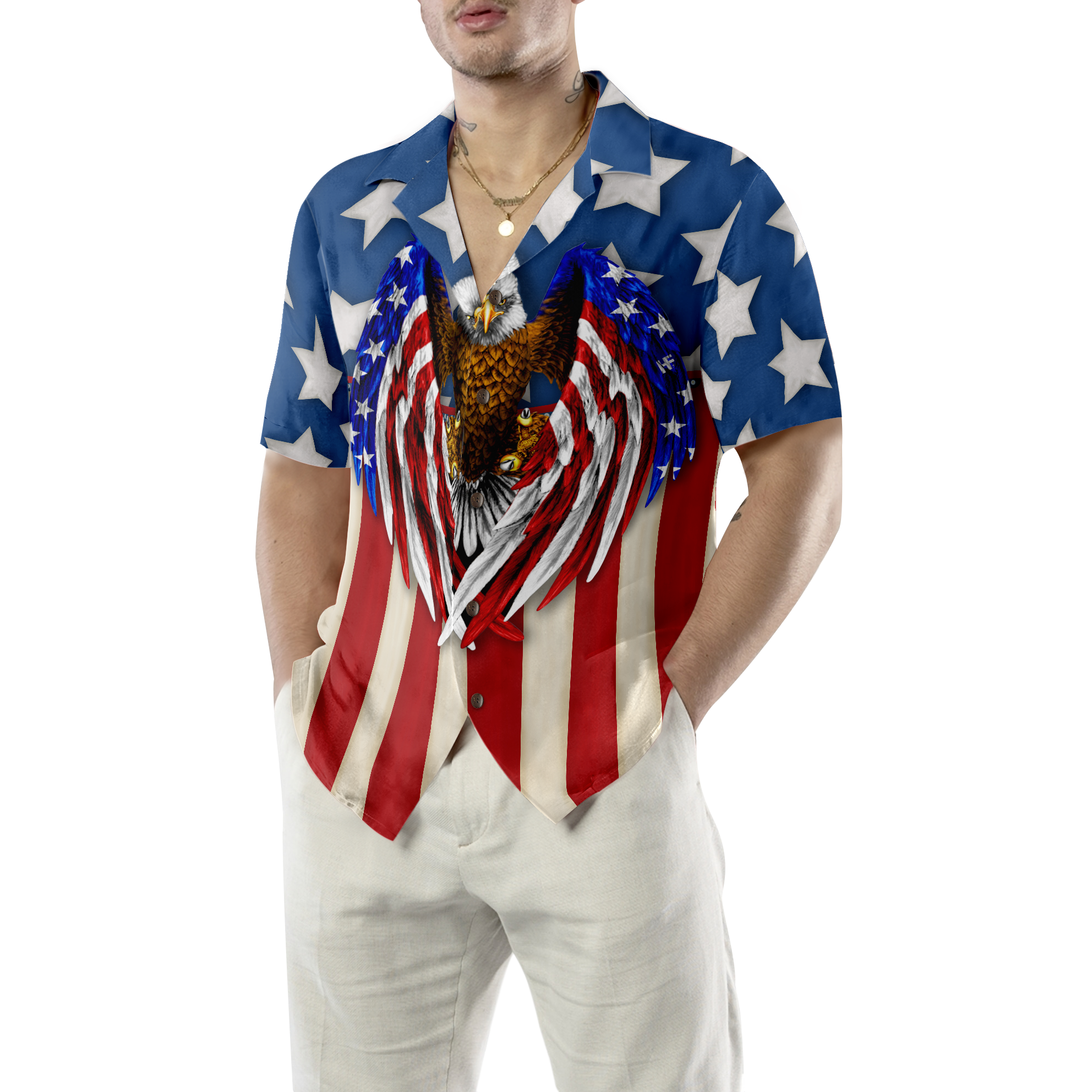 Liberty And Justice For All Hawaiian Shirt - Hyperfavor