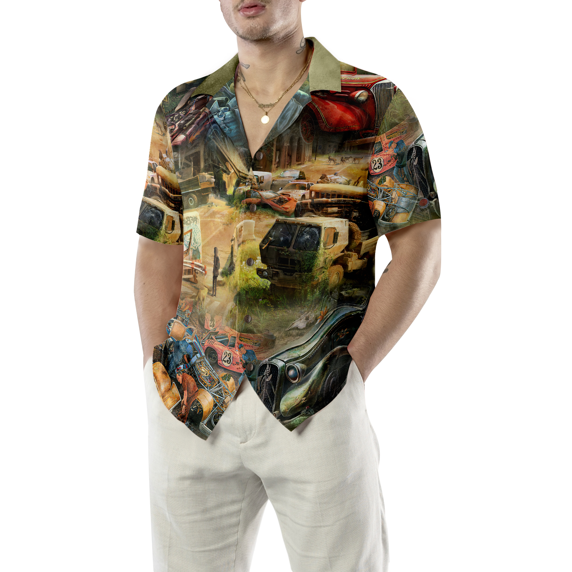 Mechanic Repairs Everything Hawaiian Shirt - Hyperfavor