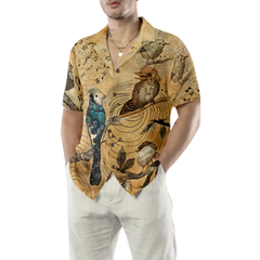 HIGH ABOVE THE TREE BIRDS Hawaiian Shirt - Hyperfavor