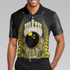 Clean Sweep Bowling Bull Short Sleeve Polo Shirt, Checker Pattern Polo Shirt, Best Bowling Shirt For Men - Hyperfavor