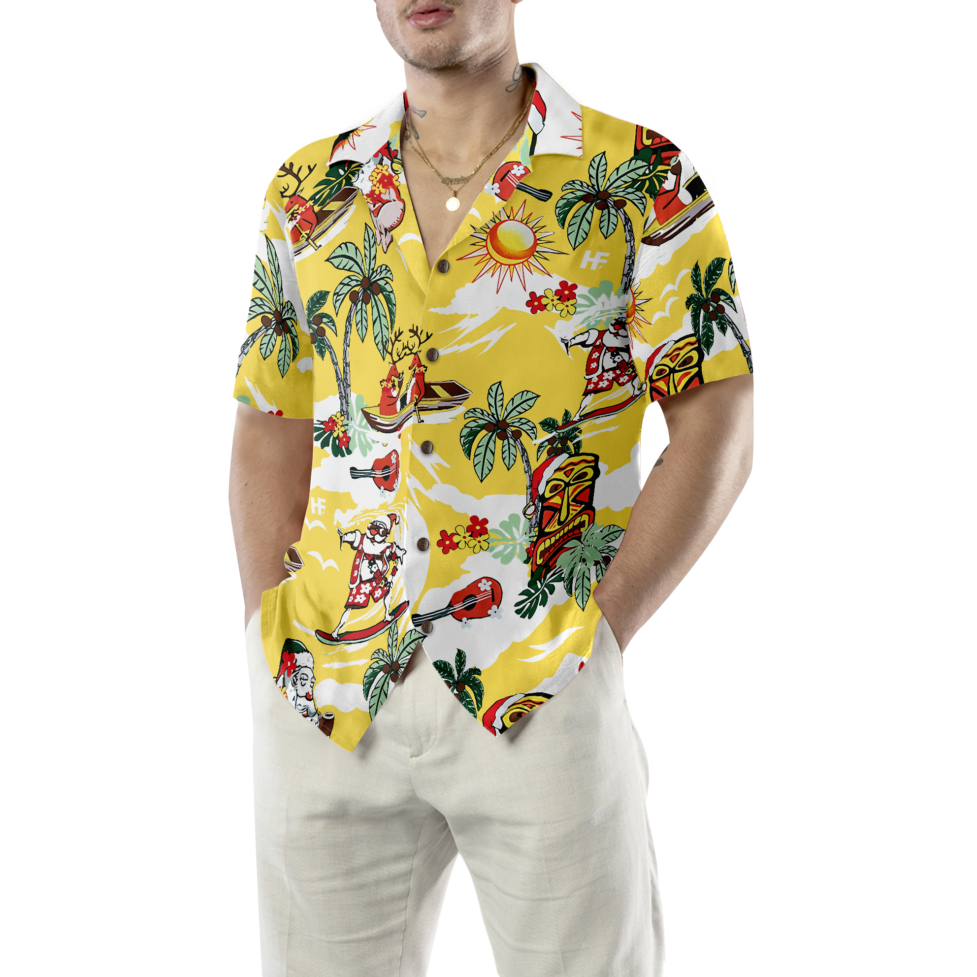 Merry Christmas Santa Claus 15 Hawaiian Shirt - Hyperfavor