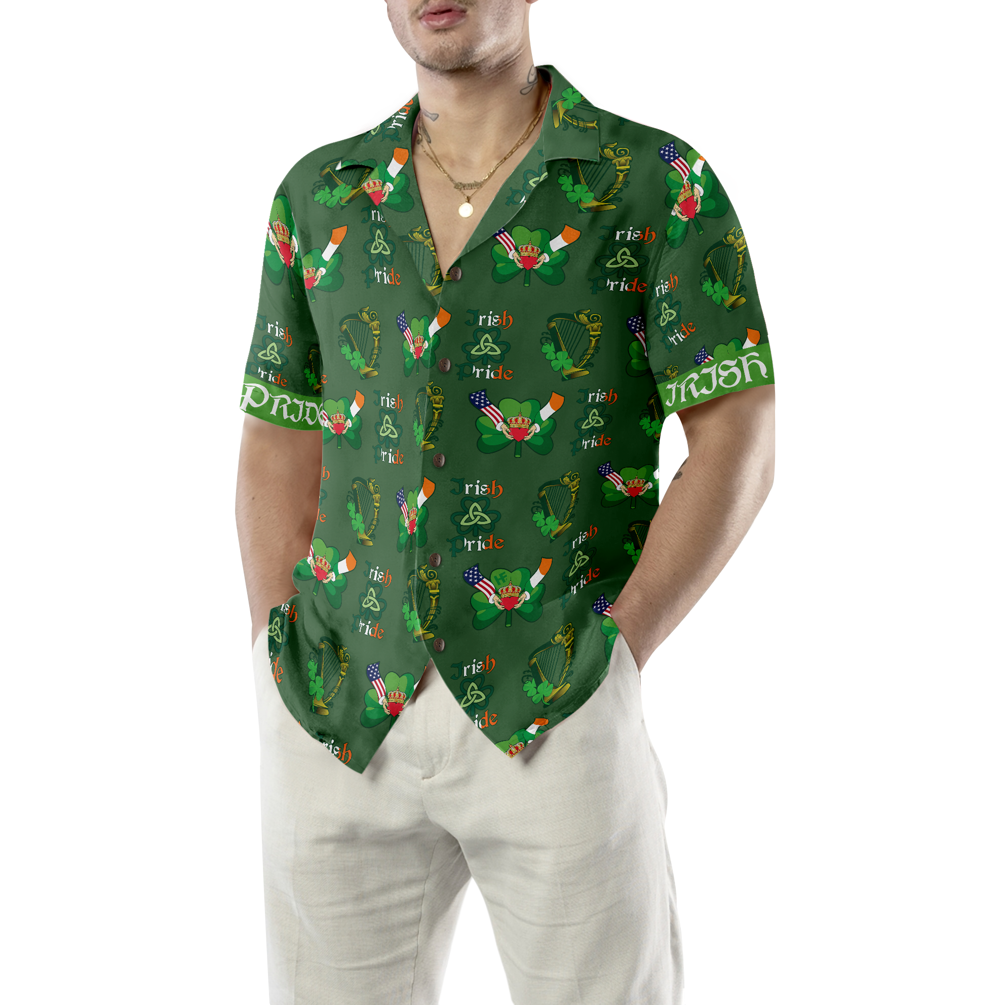 Irish Pride Hawaiian Shirt - Hyperfavor