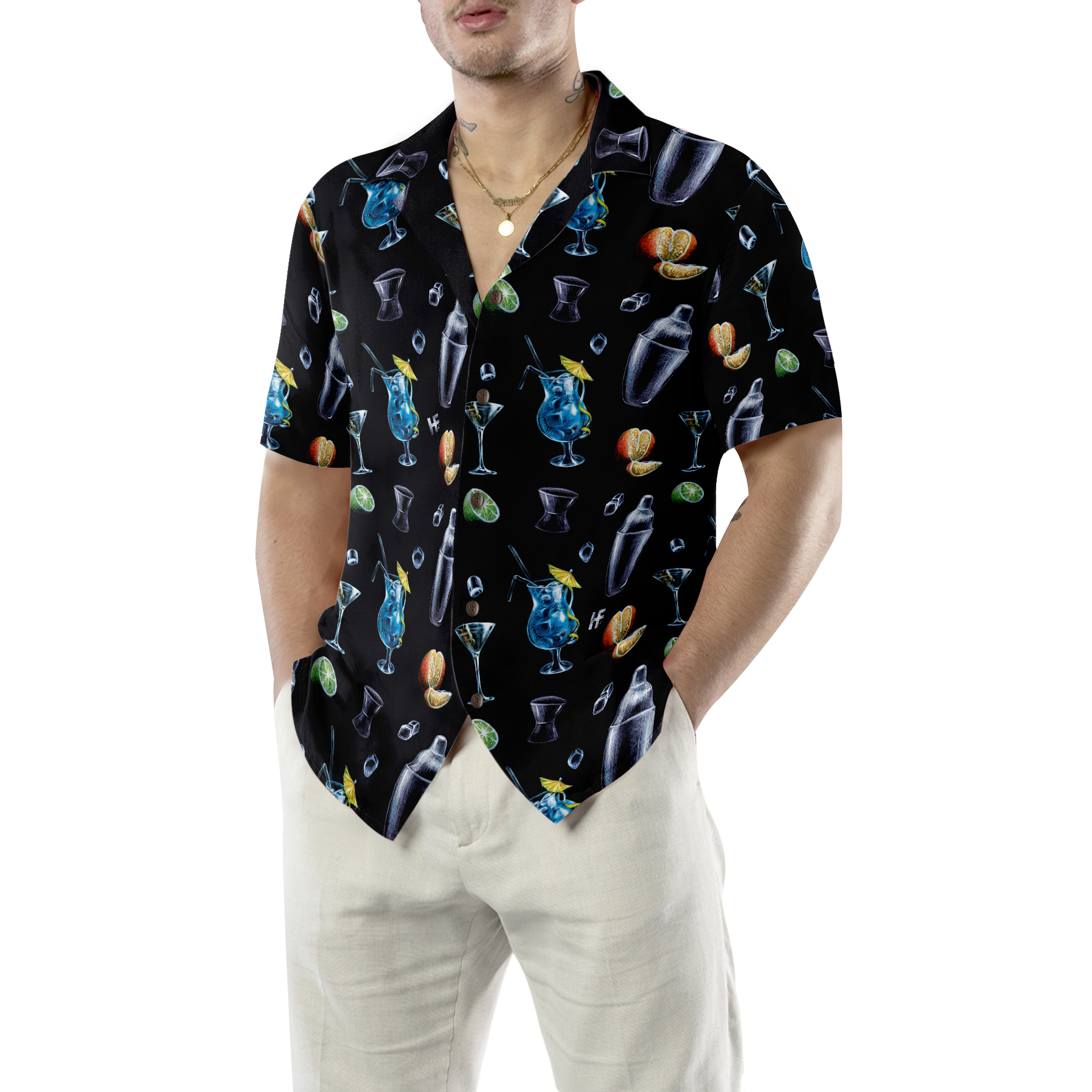 Bartender Cocktail Party Hawaiian Shirt - Hyperfavor