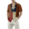 The Lone Star State Cowboy Style Texas Hawaiian Shirt For Men, Vintage Texas Flag Shirt, Proud Texas Shirt For Men - Hyperfavor