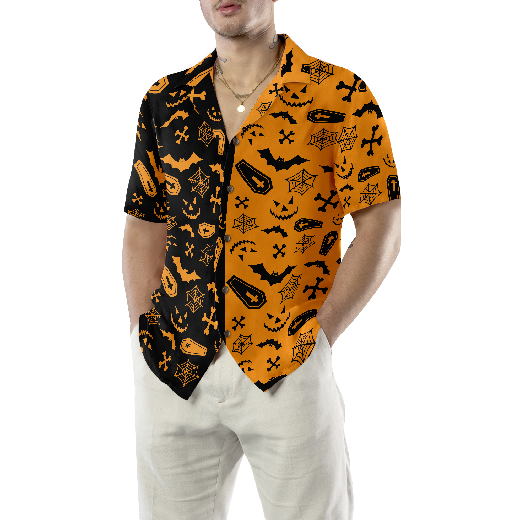 Halloween Party Hawaiian Shirt - Hyperfavor