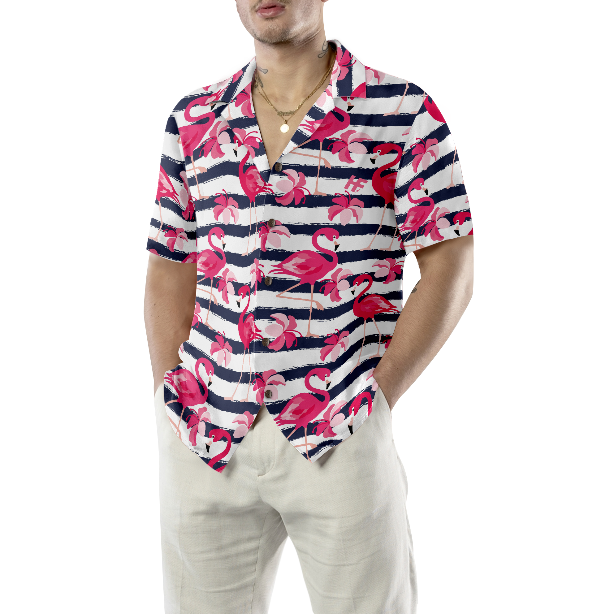 Flamingo 29 Hawaiian Shirt - Hyperfavor