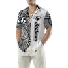 Personalized Black and White Modern Pattern Golfaholic Custom Hawaiian Shirt - Hyperfavor