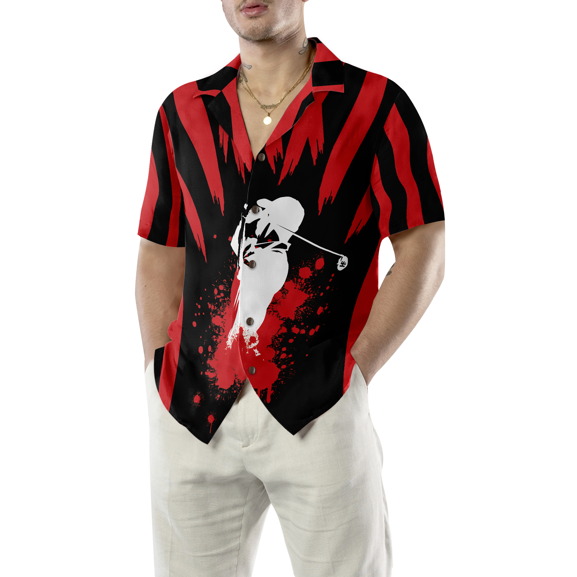 Golfaholic Hawaiian Shirt - Hyperfavor