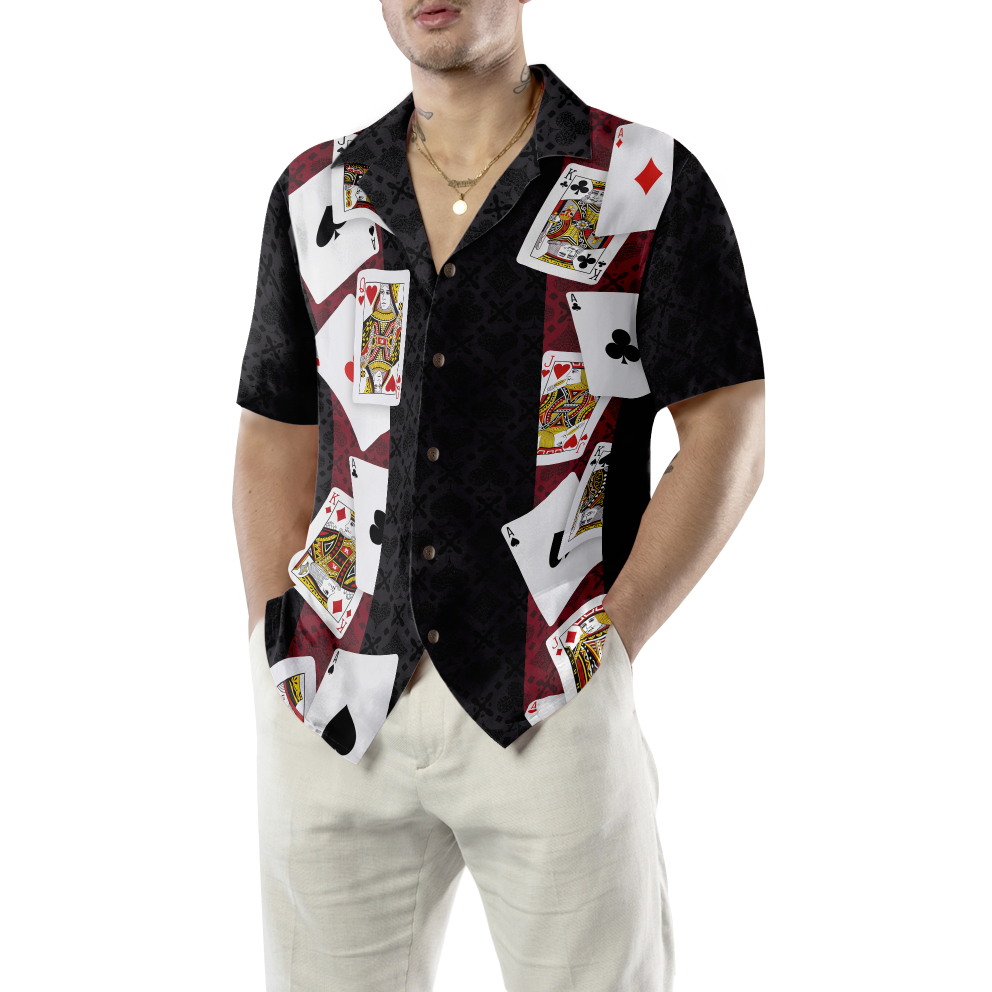 BlackJack Not Luck Just Skill Hawaiian Shirt - Hyperfavor