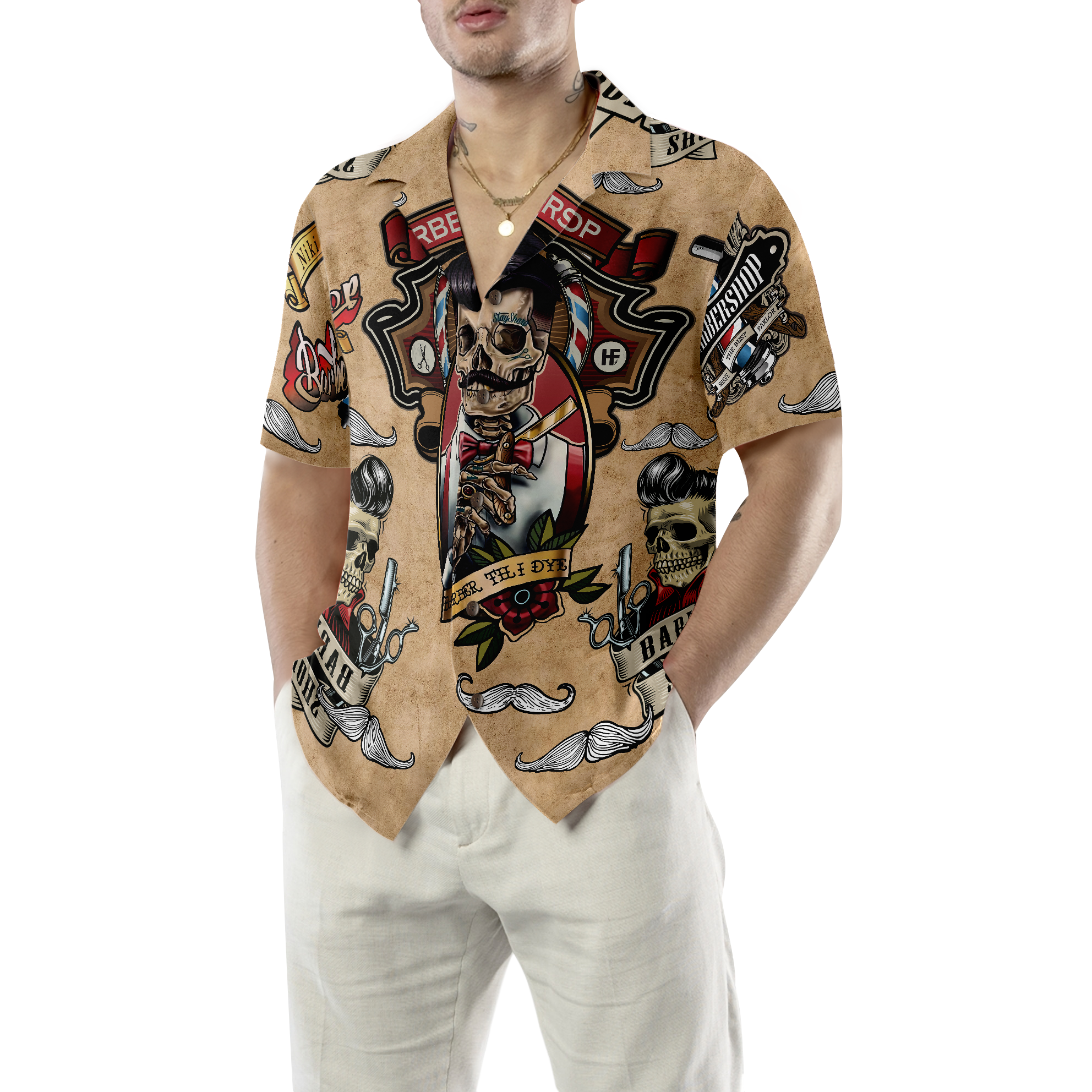 My Life As A Barber Shirt For Men Hawaiian Shirt - Hyperfavor