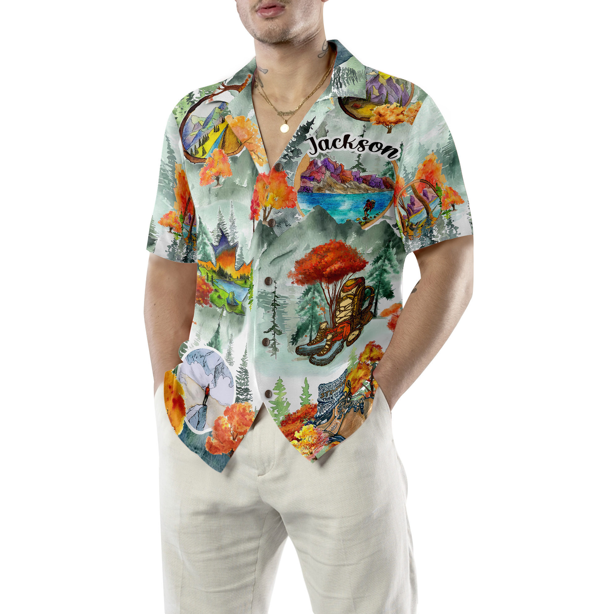 HIKING Custom Hawaiian Shirt - Hyperfavor