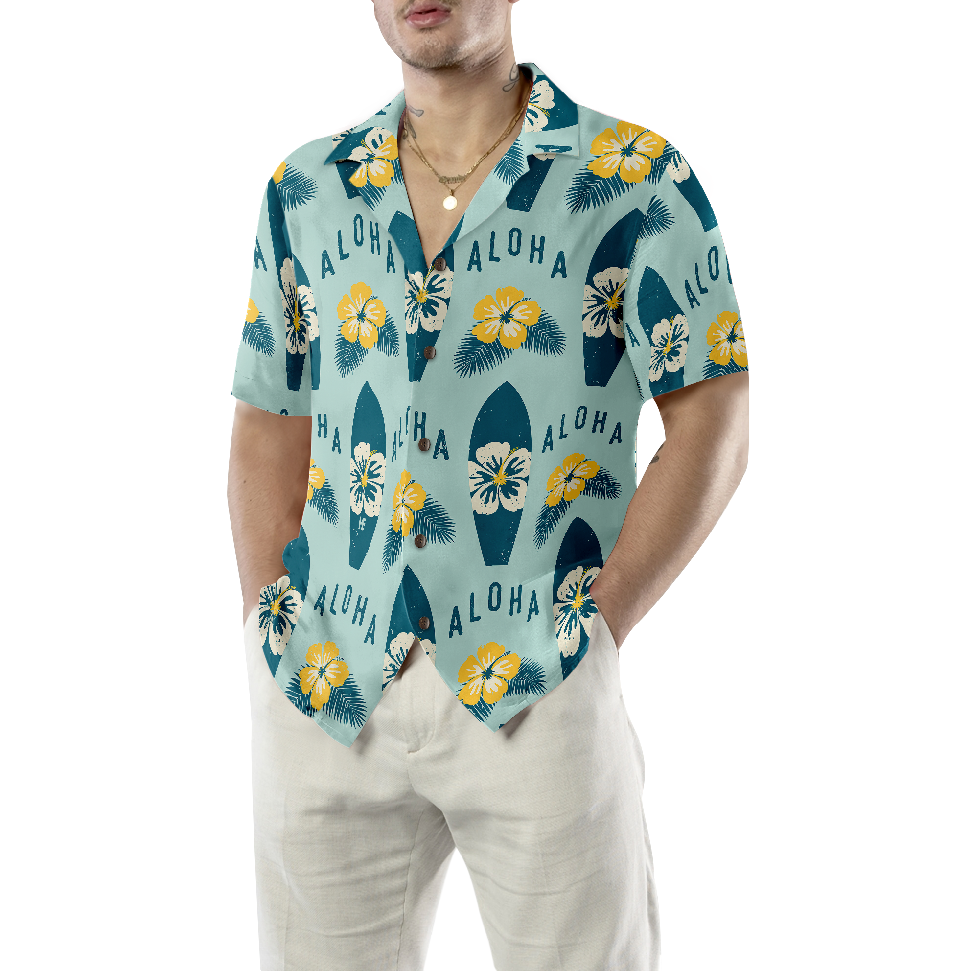 Surfboards Aloha 2 Hawaiian Shirt - Hyperfavor