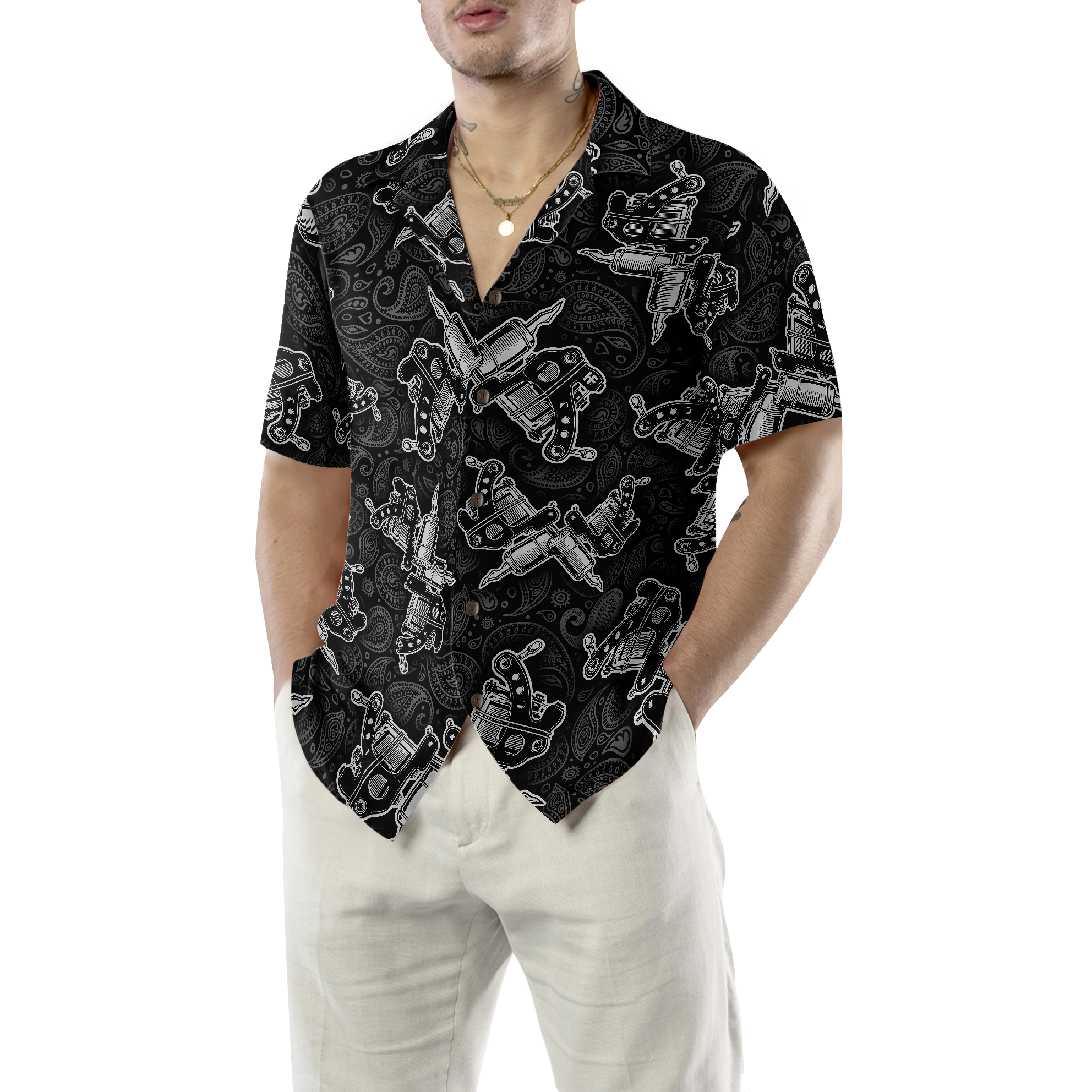 Tattoo Artist Hawaiian Shirt, Best Gift For Tattoo Artists - Hyperfavor