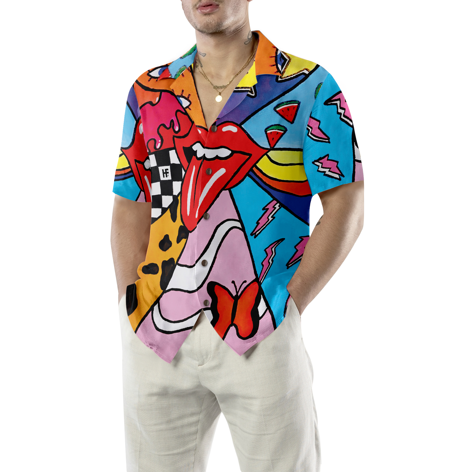 Hawaiian Hippie Shirt For Men Hawaiian Shirt - Hyperfavor