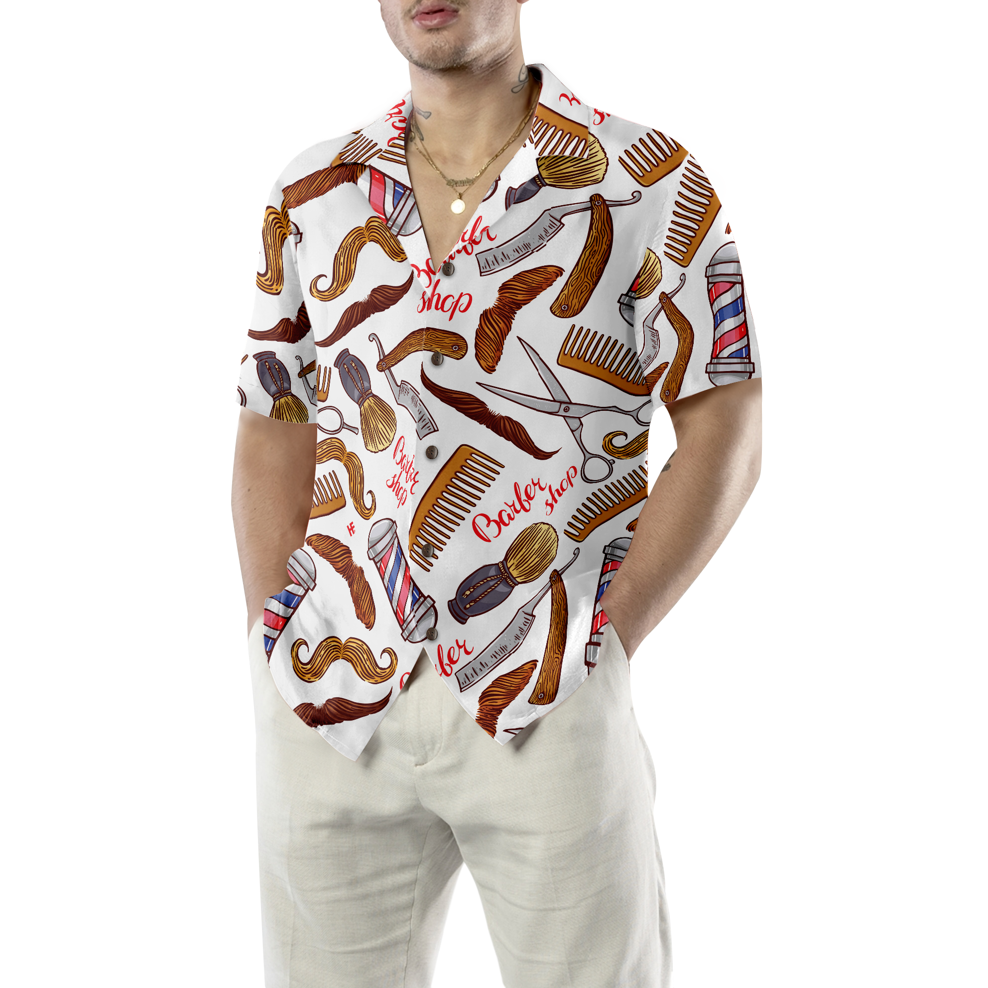 Barber's Life Shirt For Men Hawaiian Shirt - Hyperfavor