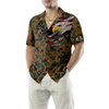Veteran Proud US Marine Camouflage Hawaiian Shirt - Hyperfavor