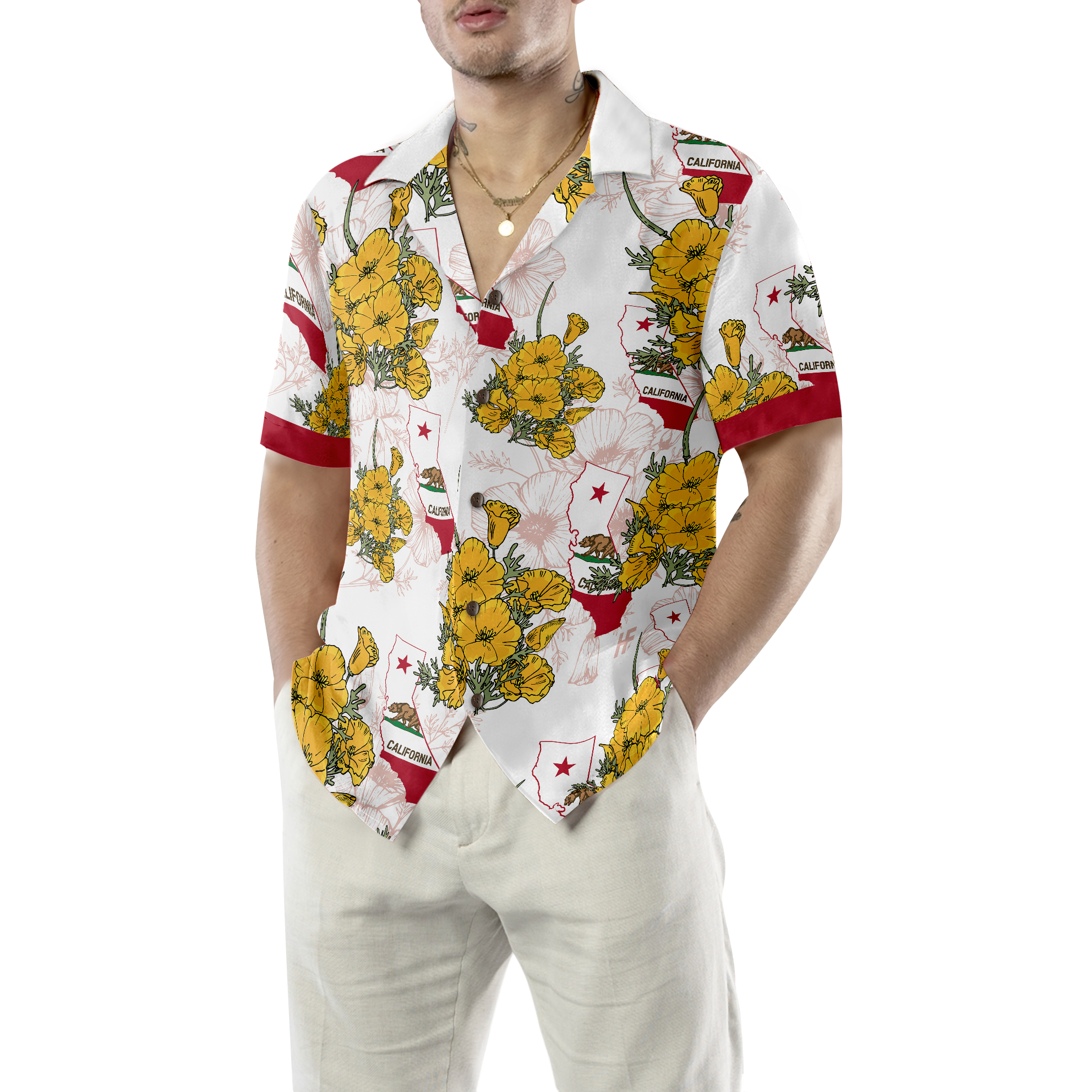 California Proud Hawaiian Shirt - Hyperfavor